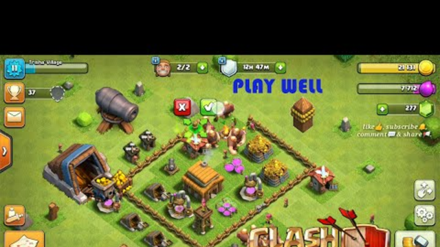 Clash of Clans, level 11_ Maginot Line Attack_ Loot & Build your base_ Upgrade Walls