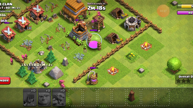 Playing clash of clans again best loot ever