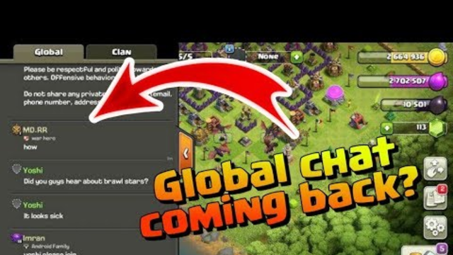 WHY SUPERCELL WILL REMOVE GLOBAL CHAT FROM COC? - clash of clans