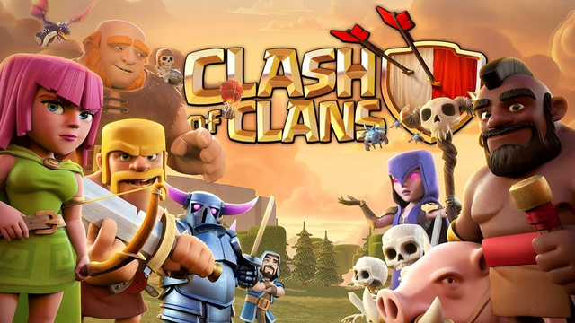 Clash of clans. Ground attack with Zint, Wizard, Pekka, and hog...