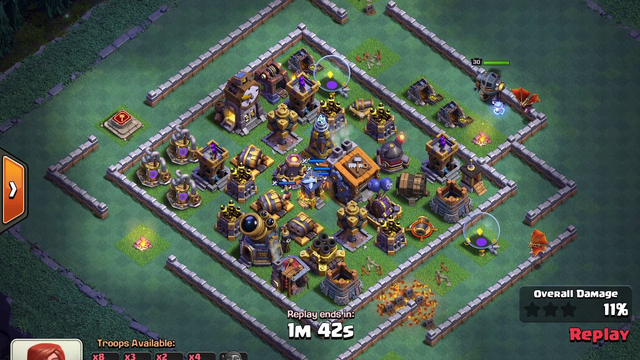 BH9 - Attack Strategy - 2x Pekka, 2x Hogs, Archers, Carts - Clash of Clans - Builder Base