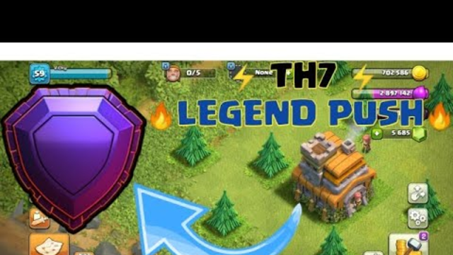 Th7 Live Pushing To Legend !! Clash Of Clans !!