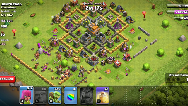 Clash of clans version 13.180.16 || Heavy Loot Attack || Lots if gold and elixir