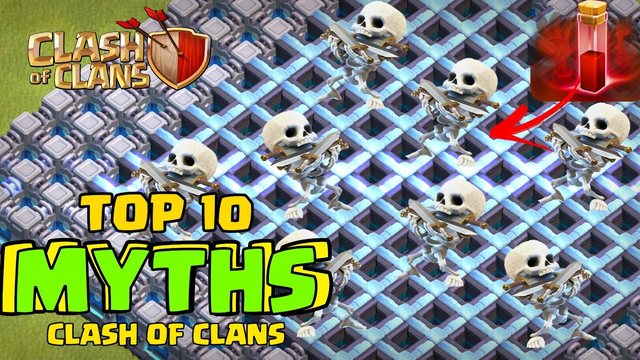 Top 10 Mythbusters in CLASH OF CLANS | COC Myths #14
