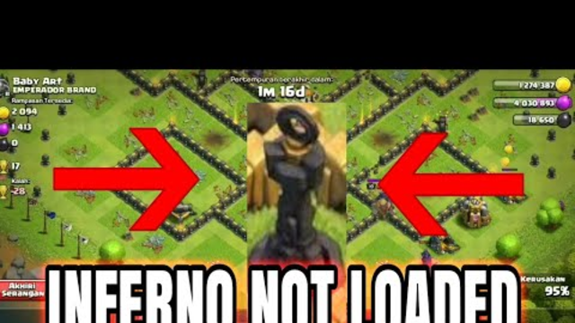 Inferno Tower Not Loaded, Error | Clash Of Clans