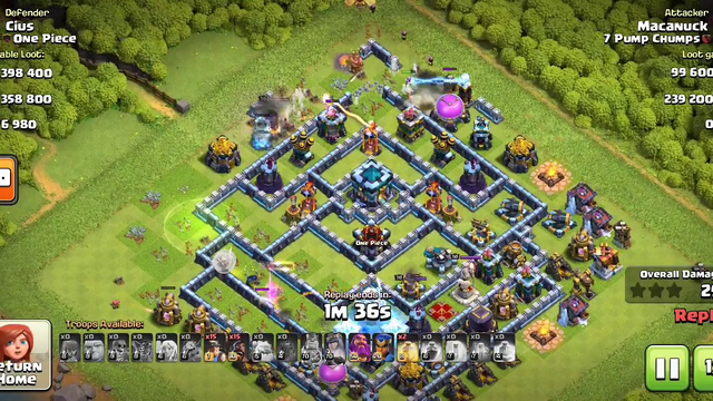 Clash of Clans Town Hall 13 Raiding in Legend
