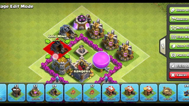 Clash of clans town hall 6 base undeafeatable war base anti balloons