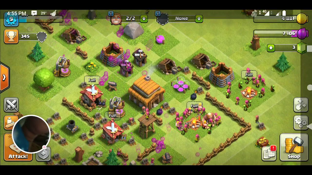 The clash of clans gameplay part 1