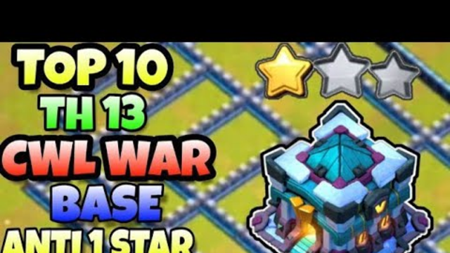 TOP 10 TH13 War Base With Copy Link - BEST Anti 3 Star TH13 CWL Base - Clash of Clans