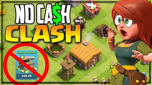 No Cash Clash! I'm Starting OVER in Clash of Clans! Episode 1!