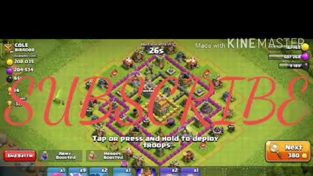Clash of clans th7 3 star strategy