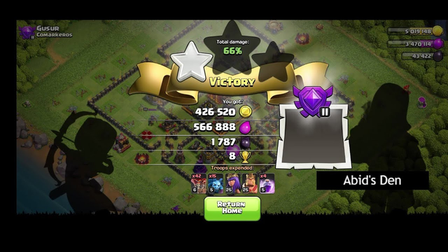 CLASH OF CLANS : Atacking with lvl 6 loons and rage spells #carryminati