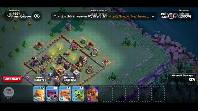Join my Clash of Clans stream, powered by BOOYAH! Best Gift Giveway