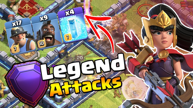 4 Freezes in Legends League! Hybrid is dominating! | Clash of Clans