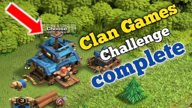 Clan Games Challenge Complete in Coc