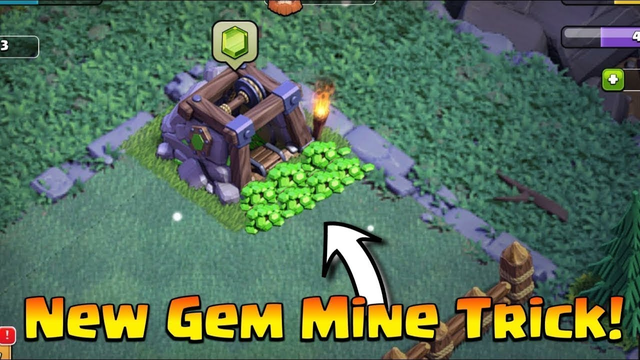 Only 1% Clashers Know This New Gem Mine Trick - Clash Of Clans