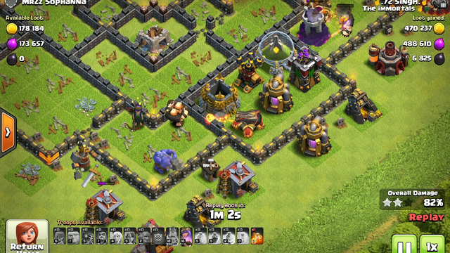 Clash of clans loots again
