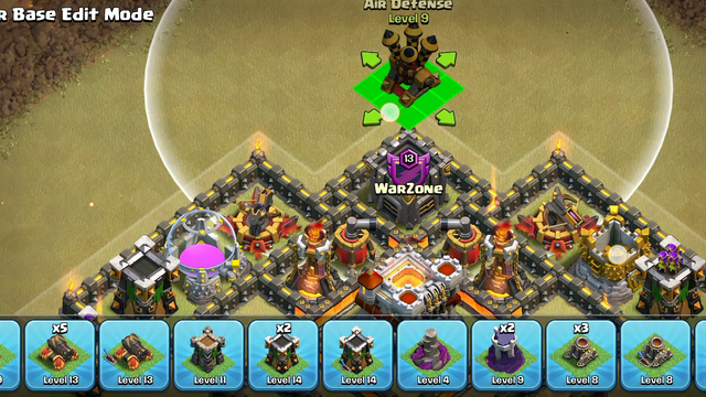 How to make easy war base in coc(Clash of clans)