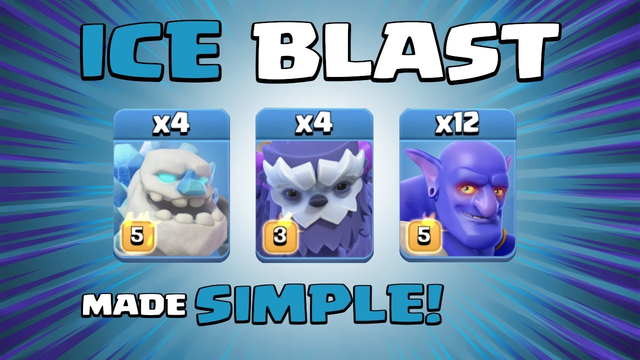 ICE BLAST = A BIT TOO POWERFUL!!! Town Hall 13 (TH13) Attack Strategy - Clash of Clans