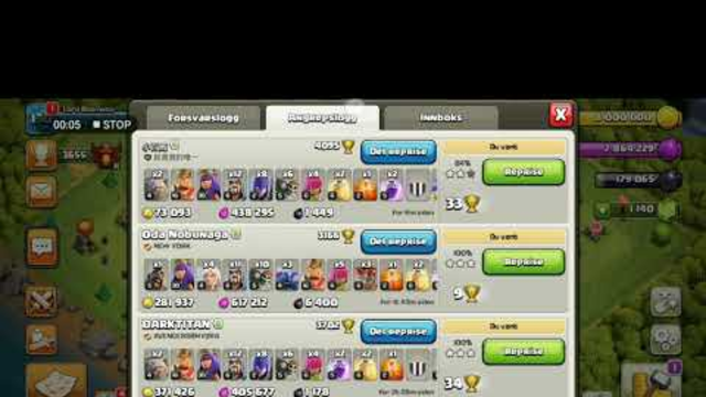 Highest number of trophies came to an attacker in clash of clans. counted #3