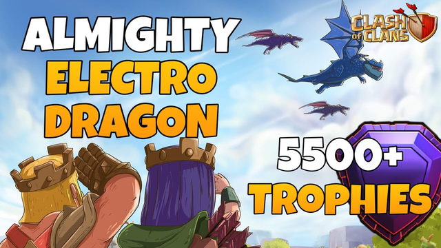 Almighty Edrag | Th13 Trophy Pushing Strategy- Electro Dragon Loons Attack Strategy | Clash Of Clans