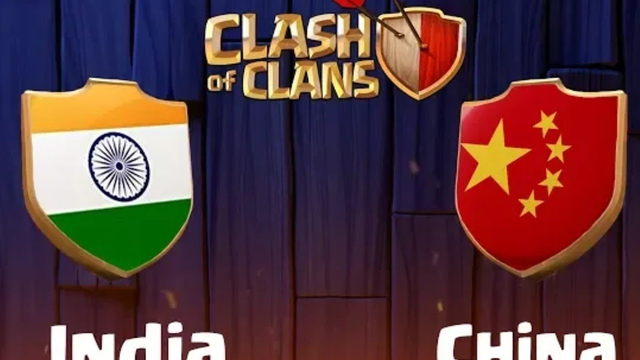 INDIA VS CHINA INSANE WAR|CLASH OF CLANS