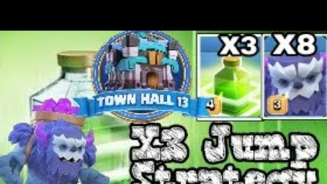 Triple Jump 3 Star Strategy!! Yeti Jump Strategy Simple 3 Star Any Th13 Base. #clashofclans