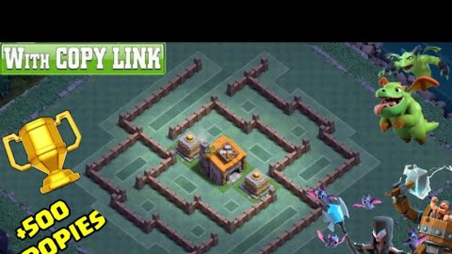 Best trophy base for builder hall 6 (bh6)  | Clash Of Clans