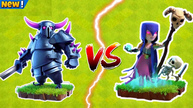 (NEW) Max pekka vs max witch unbelievable battle clash of clans | pekka vs witch comparison
