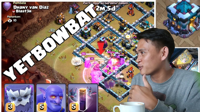 STRATEGY YETBOBAT FULL ATTACK TH 13 COC INDONESIA