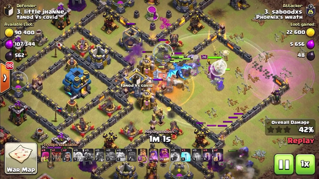 STRONG ATTACK STRATEGY!  Clash of Clans I TH11 Saboodx wipe TH12