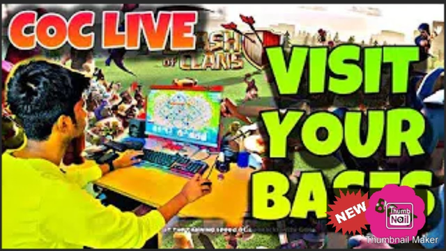 CLASH OF CLANS LIVE BASE VISITING AND TALKING WITH MY subscribers||