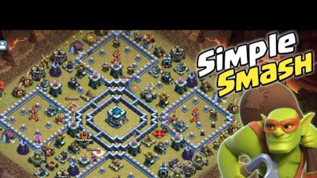 How to Three STAR TH13 POPULER ISLAND WAR BASE | Simple Smash in Clash Of Clans