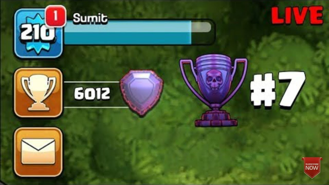 LIVE PUSH TO LEGEND CLASH OF CLANS #COC #PUSHING
