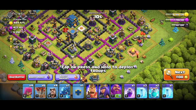 Strange one attack Town hall 11 | Clash Of clans Gameplay