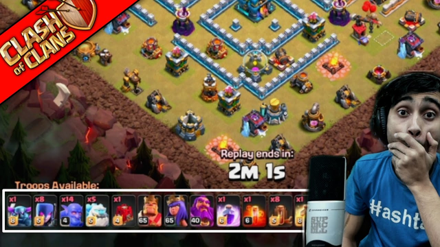 8 Earthquake Th12 Strategy , Clash of Clans..............