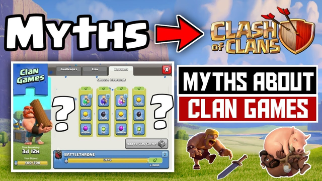 Mythsbuster Clash of clans - Take part in clan games then left the You Get Rewards ?