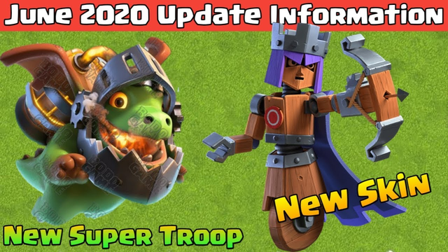 New Inferno Dragon and New Hero Skin June Update Full Information in Hindi | Clash of Clans |
