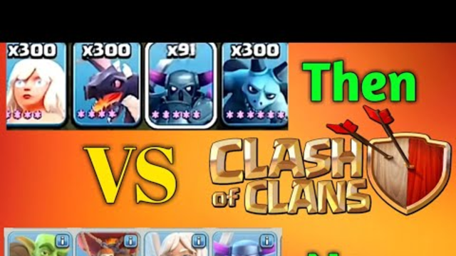 Then Vs Now Clash of clans || Facts about Clash of clans