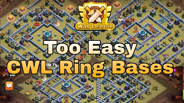Ring Bases In CWL!! Too Easy To 3 Star Ring Bases In CWL!! Th13 Best Attacking Strategy. Coc