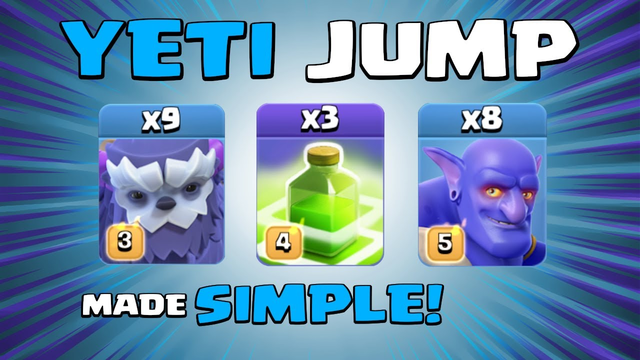 YETI JUMP LAUGHS AT WALLS!!! NEW TH13 Attack Strategy - Clash of Clans