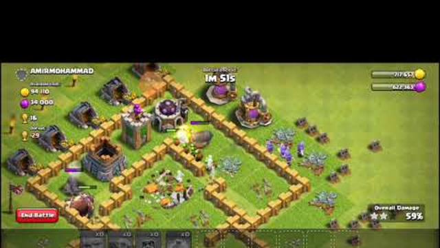 Trophies push in clash of clans .