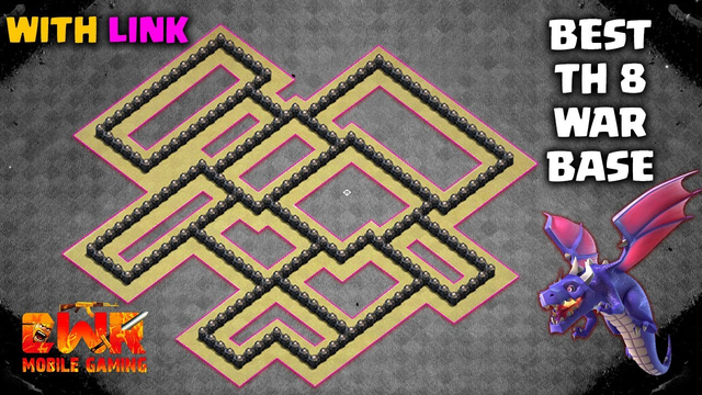 TOWN HALL 8 NEW CWL WAR BASE LAYOUT 2020 | With Copy Link | CLASH OF CLANS