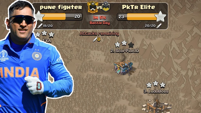 FINISHING LAST WAR IN DHONI STYLE #2 ....... Clash of clans - COC