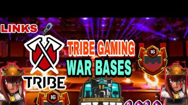New TRIBE GAMING War Bases+Links 2020. Tribe Gaming War bases with links. Clash Of Clans.