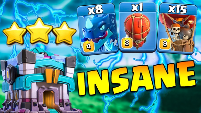 Best Air Attack that Still Work? INSANE at TH13 Ghost Electro Dragon Strategy - Clash of Clans
