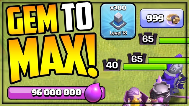 Gemmed to MAX- WITHOUT Gems! Clash of Clans UPDATE - Max Heroes in 3 Minutes!