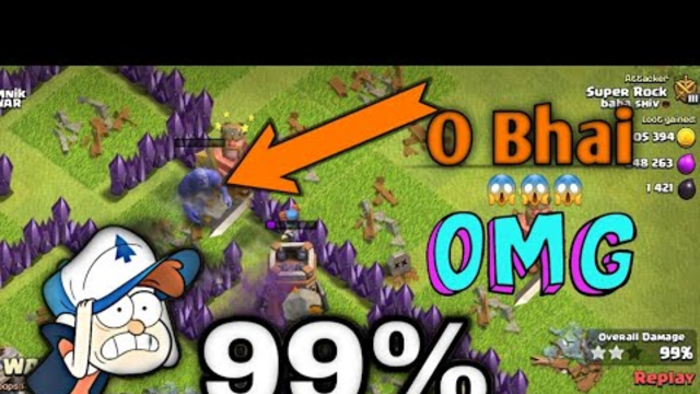 Clash Of Clans|99% Attack GoVape Vs Bowler|Strategy 2020 99% Katil Attack|Clash Of Clans (In Hindi)
