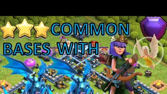 How to TRIPLE common legend bases with QUEEN CHARGE EDRAGS | Clash of Clans