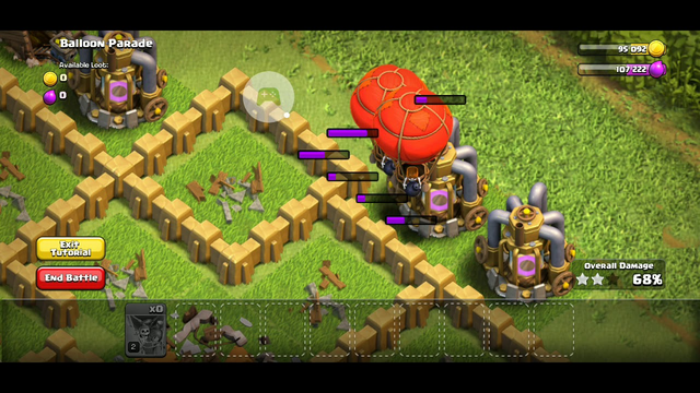 Trying out Balloon Parade - Clash of Clans